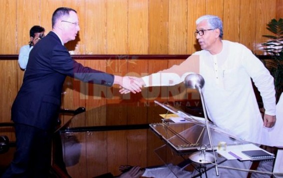 Tripura CM finally says ‘Welcome America’ to last communist baston of India : Manik Sarkar’s dual-face exposed as ‘Anti-USA(?)’ CPI-M Govt jumps into action to please US Consulate General with ‘Rabindra Sangeet’ diplomacy Tripura CM finally says ‘Welcome America’ to last communist baston of India : Manik Sarkar’s dual-face exposed as ‘Anti-USA(?)’ CPI-M Govt jumps into action to please US Consulate General with ‘Rabindra Sangeet’ diplomacy